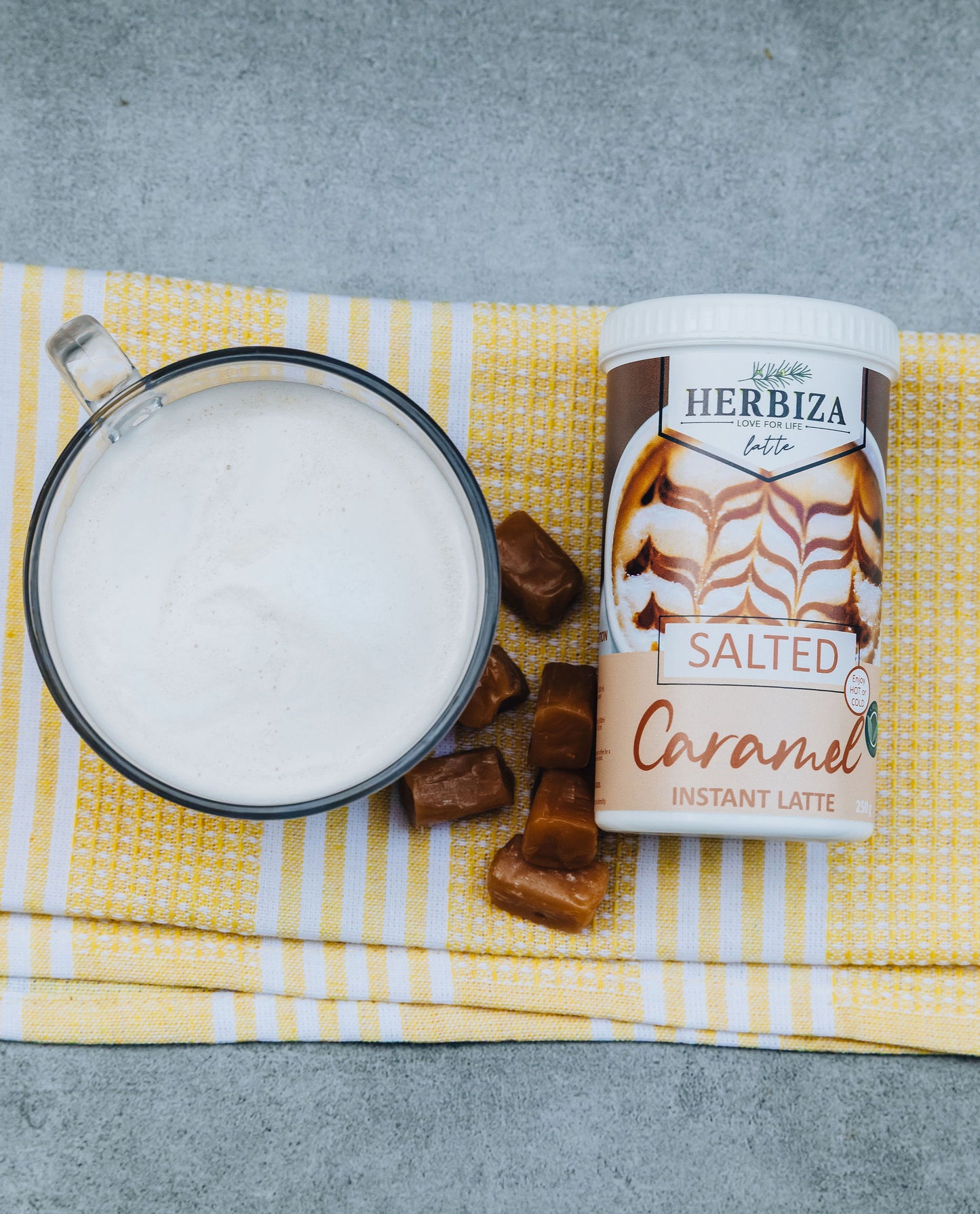 Salted Caramel Instant Latte